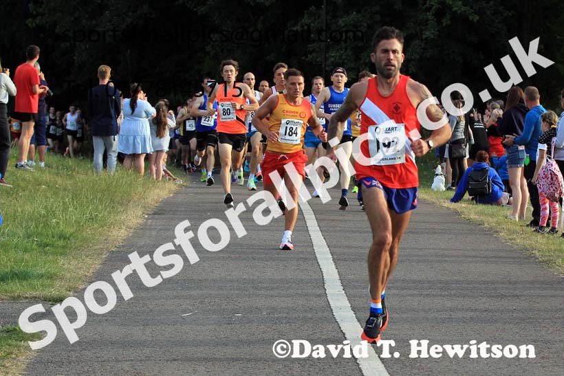 Mens 2022 Sunderland 5k Road Races, Silksworth, Sunderland, Thursday, july 21st, Photo: David T. Hewitson/Sports for All Pics
